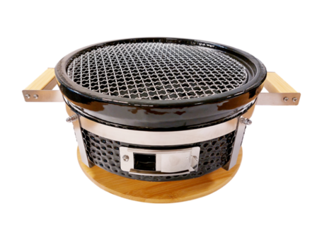 Outr Braza Table Grill Round zwart