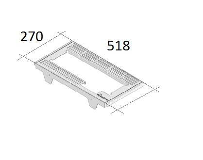 Rooster dubbele brander zwart (sinds 10-5-2021) 339047 Barbas