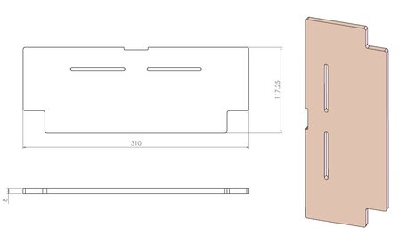 Stookrooster Compact zwart 354457 Barbas