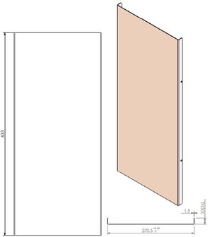 Lamel achterwand zwart (sinds 10-5-2021) 338964 Barbas