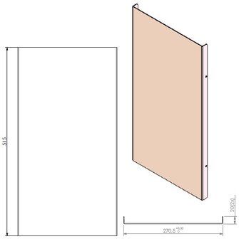 Lamel achterwand zwart (sinds 10-5-2021) 338961 Barbas