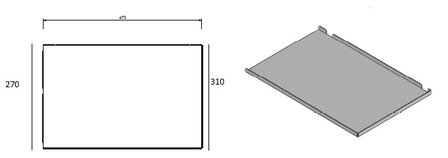 Remplaat B/R afm 470x310 336010 Barbas