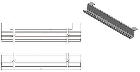 Remplaat zwart 351405 Barbas