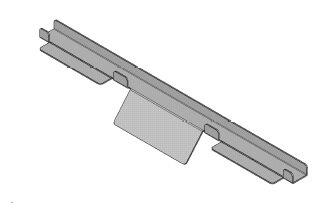 Versteviging remplaat RVS 336108 Barbas