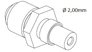 Inspuiter 334875 2.00mm opd.200 Barbas