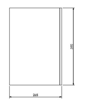 Vermiculiet Achterwand 392 x 265 mm 329223 Barbas