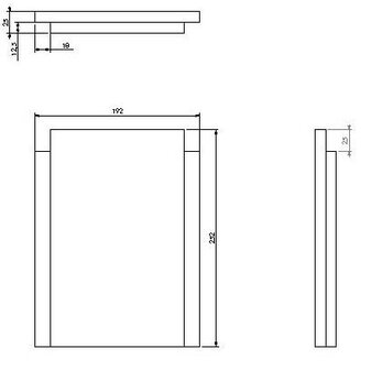 Vermiculiet plaat achter 328040 Barbas