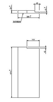 Vermiculiet zijplaat (RV) 328341 Barbas