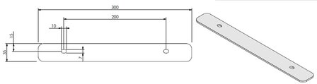 Bevestiging ventilatorbox zwart (sinds 10-5-2021) 338712 Barbas