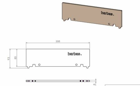 Houtrekje Compact 45 355071 Barbas