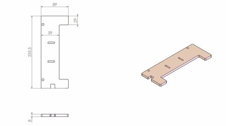 Stookbodem 354464 Compact 55 zw Barbas