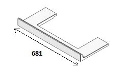 Betonkeramiek bodem U-vorm 335786 Barbas