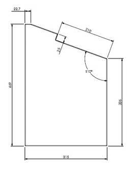 Betonkeramiek wand links 331645 Barbas