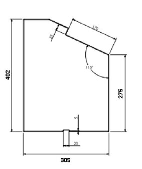 Betonkeramiek zijwand Links 332300 Barbas