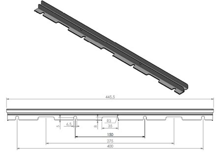 Koordhouder L+R zwart 339480 Barbas