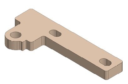 Scharnier zwart deur 340268 Barbas