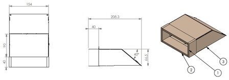 Convectie Insert Inbouw 160 wit 348902 Barbas