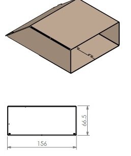 Convectie Insert kaderloos 160 wit 348906 Barbas