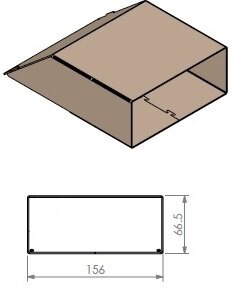 Convectie Insert kaderloos 160 zwart 348907 Barbas